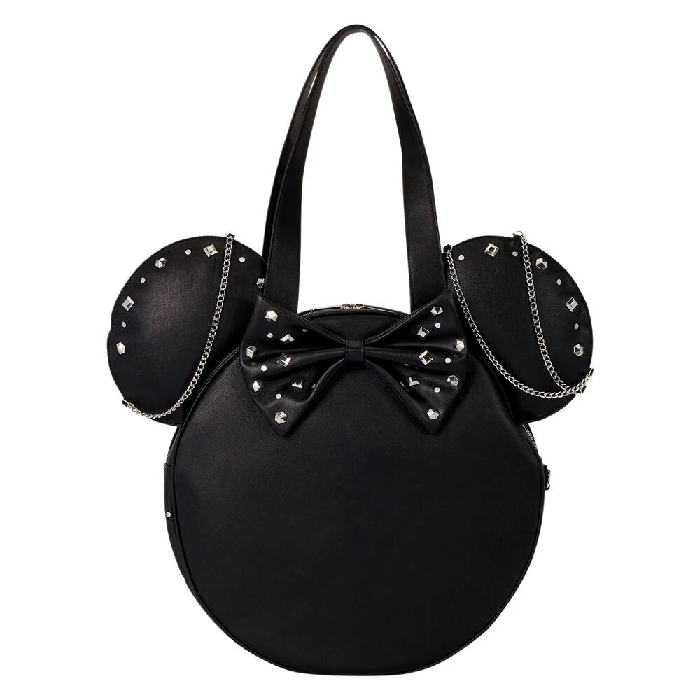 Mala Tote Bag Studs & Chains Minnie Disney Loungefly
