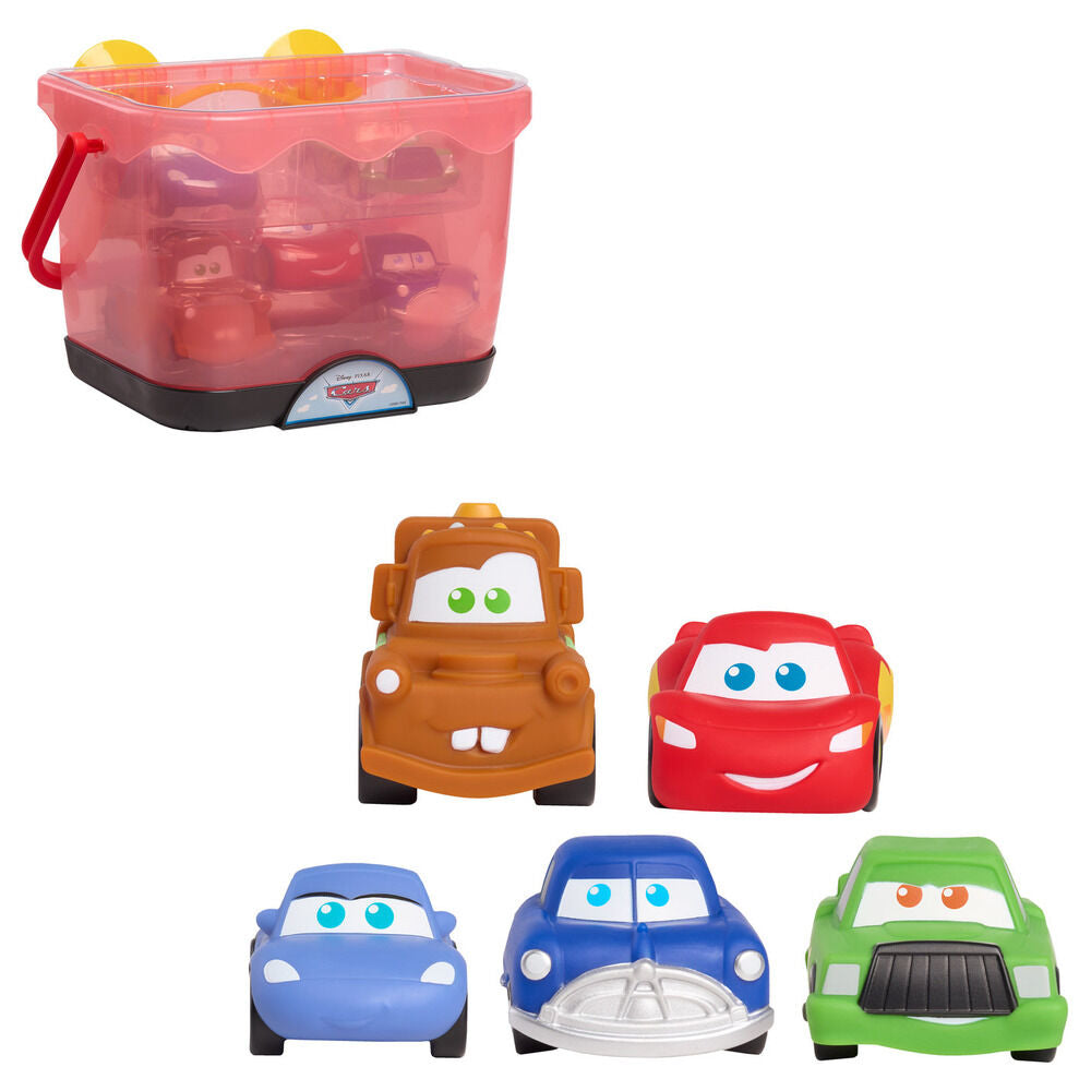 Conjunto de Banho Cars Disney Pixar com Cesto — imagem 1
