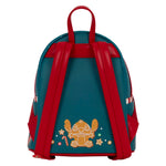 Mini Mochila Holiday Stitch Disney Loungefly 26 cm — imagem 2