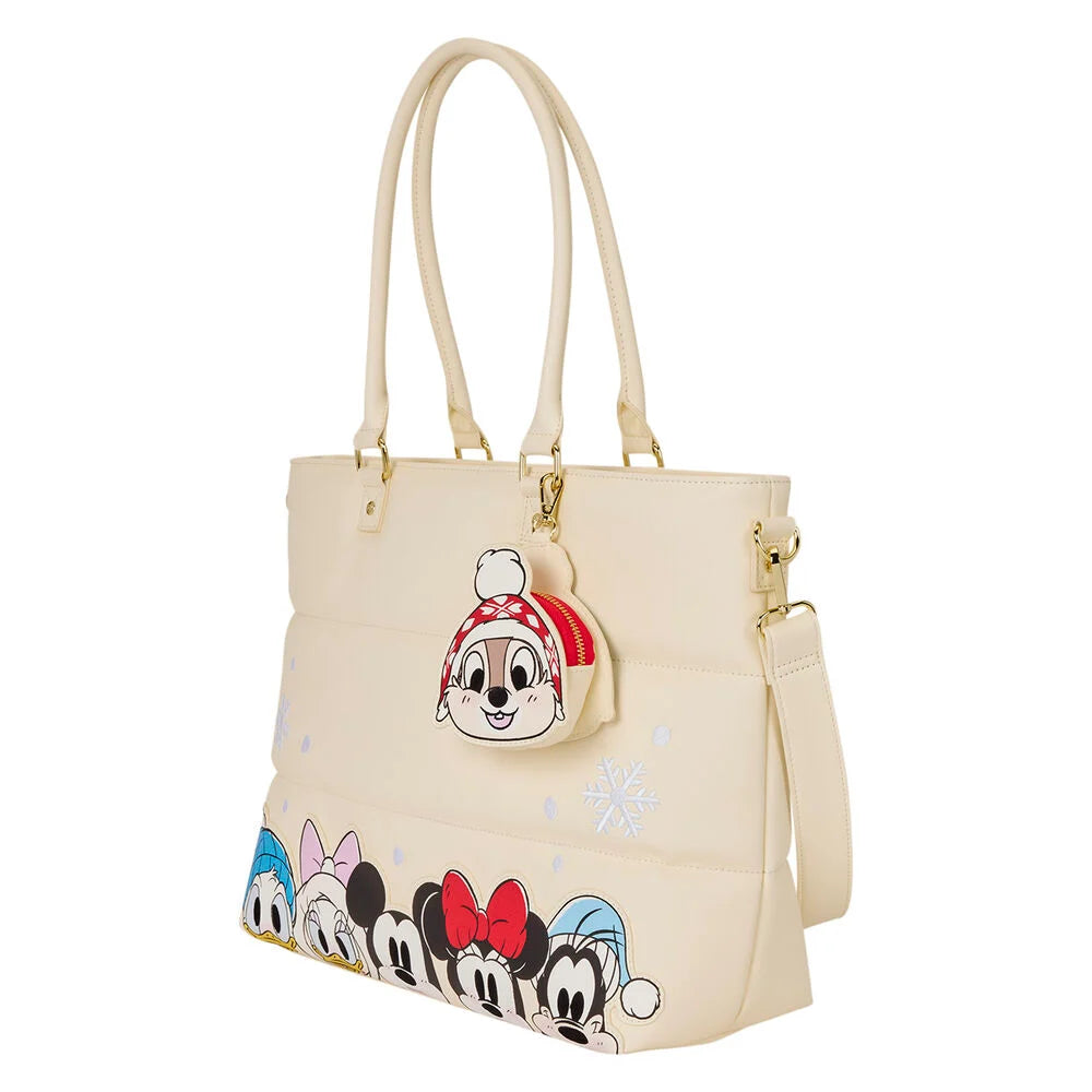 Mala e Porta-moedas Puff Quilt Mickey & Friends Disney Loungefly — imagem 3