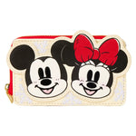 Porta-cartões Holiday Snow Mickey & Friends Disney Loungefly — imagem principal