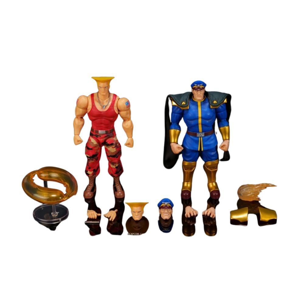 Pack 2 Figuras Street Fighter II Guile e Bison – 15 cm – imagem 5