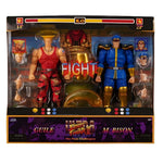 Pack 2 Figuras Street Fighter II Guile e Bison – 15 cm