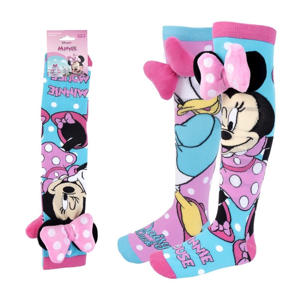 Meias Minnie Disney com laço — modelos sortidos