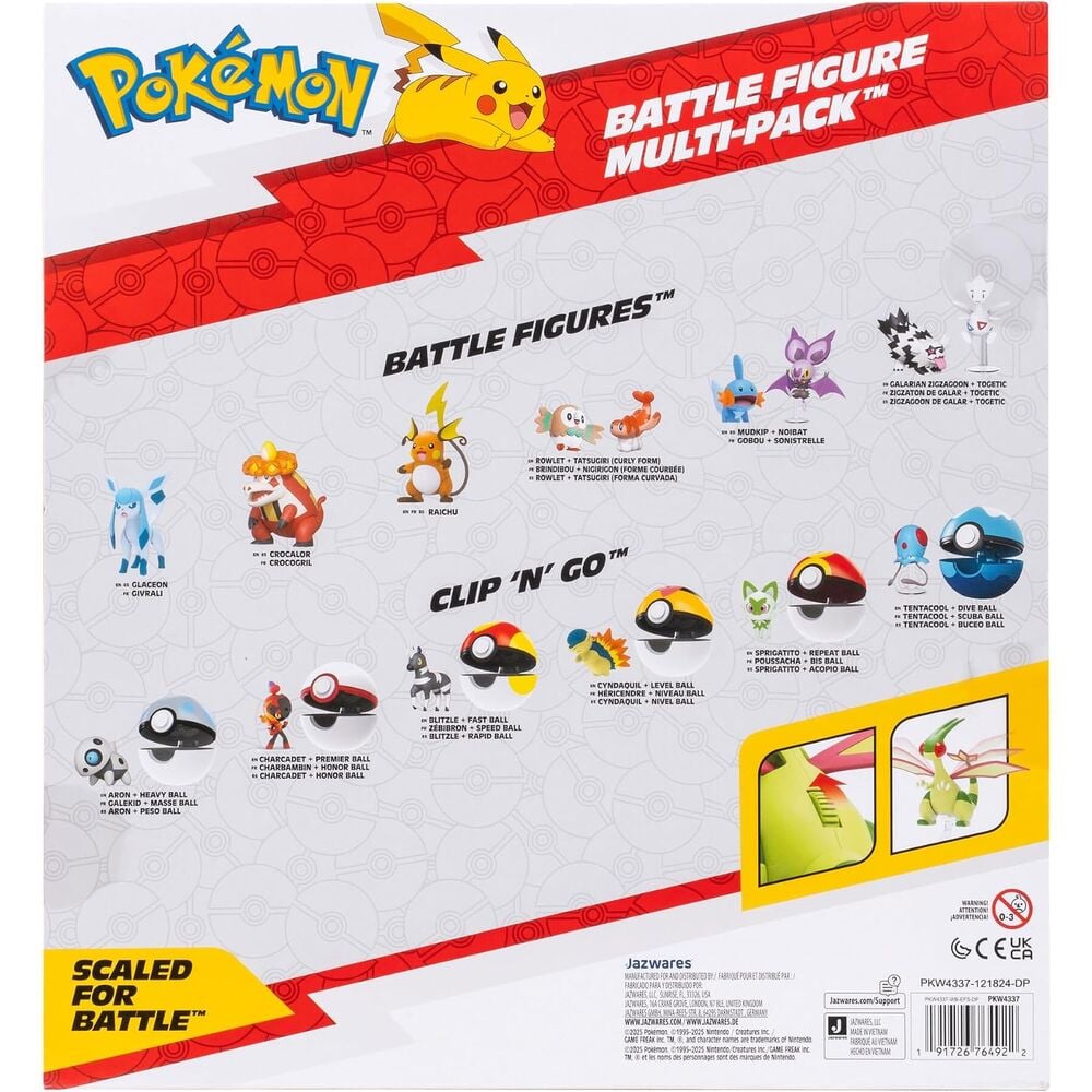 Conjunto 10 figuras Battle Ready Pokémon — imagem 2