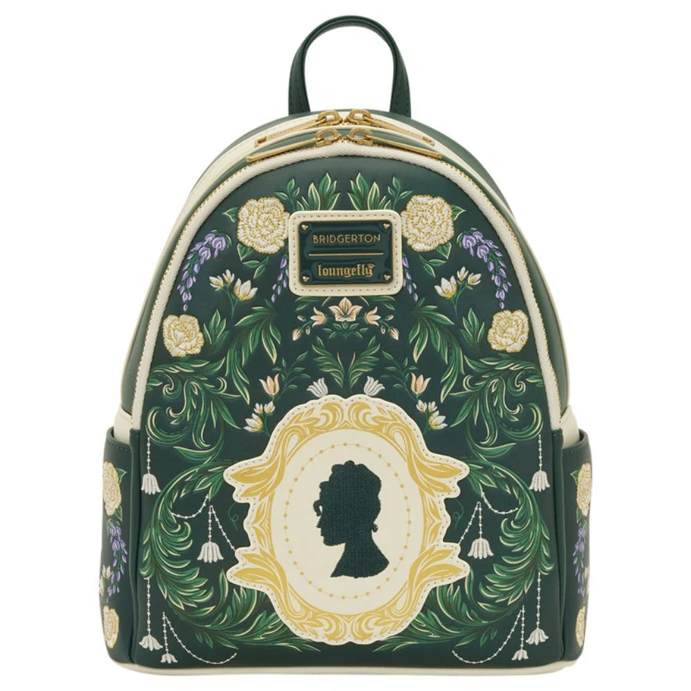 Mini Mochila Bridgerton Silhouette Floral Loungefly — 26 cm — imagem 1