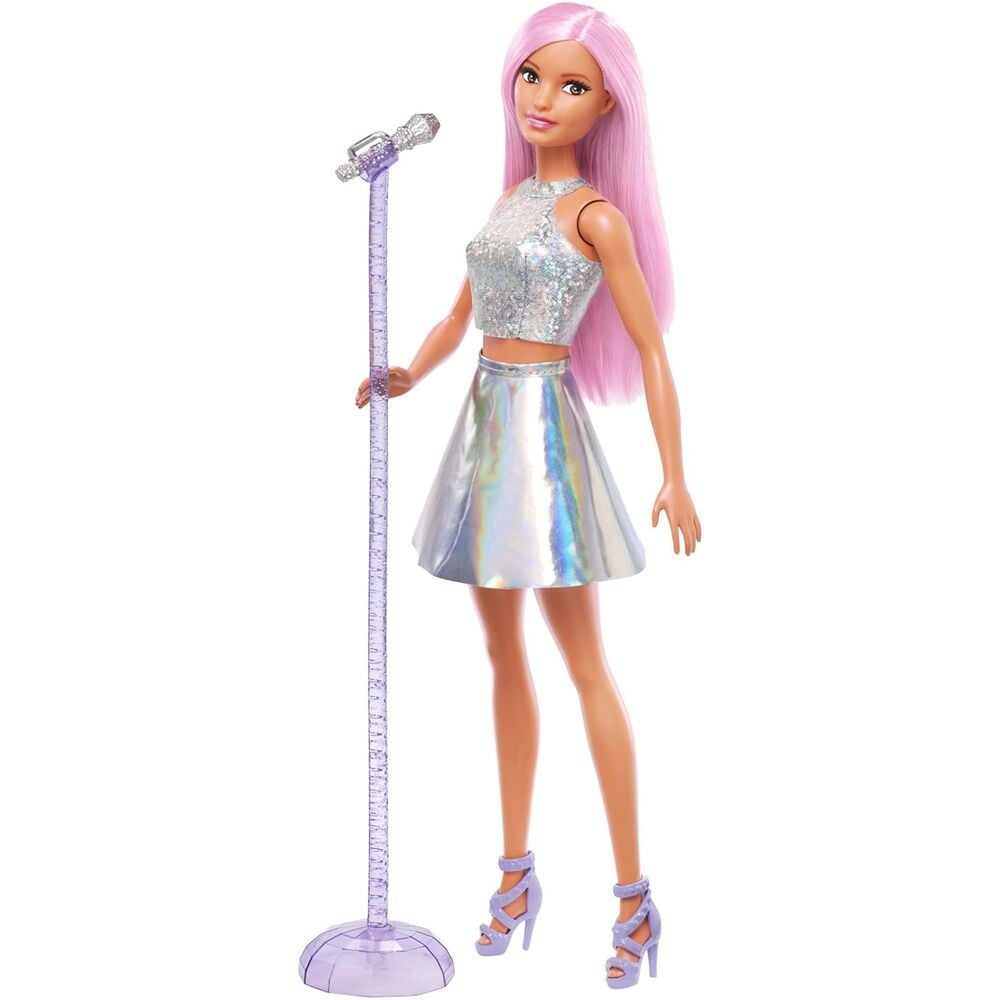 Boneca Barbie Pop Star com Microfone — vista 1