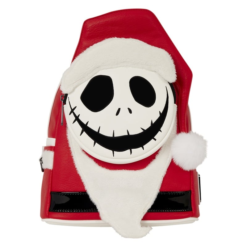 Mini mochila Loungefly Jack Skellington Sandy Claws — vista frontal