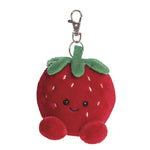 Porta-chaves de peluche Morango Palm Pals 10 cm