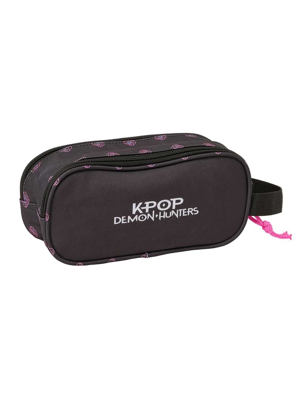 Double 3D Black K-POP Demon Hunters Pencil Case