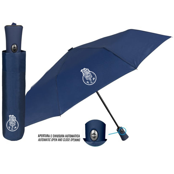 Guarda-chuva adulto FC Porto abre e fecha 53,5 cm