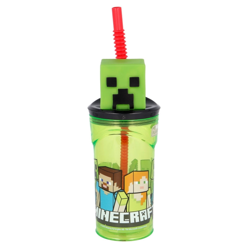 Copo com figura 3D do Minecraft - 360ml