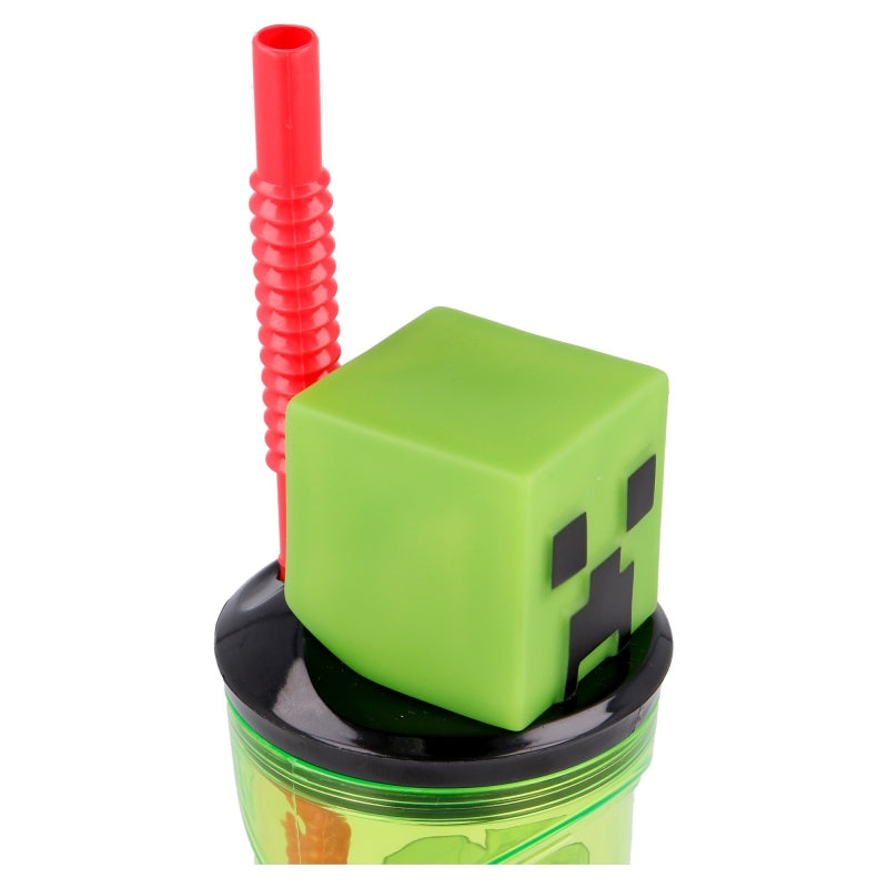 Copo com figura 3D do Minecraft - 360ml