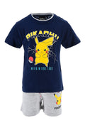 Conjunto Criança T-Shirt + Calção Pikachu