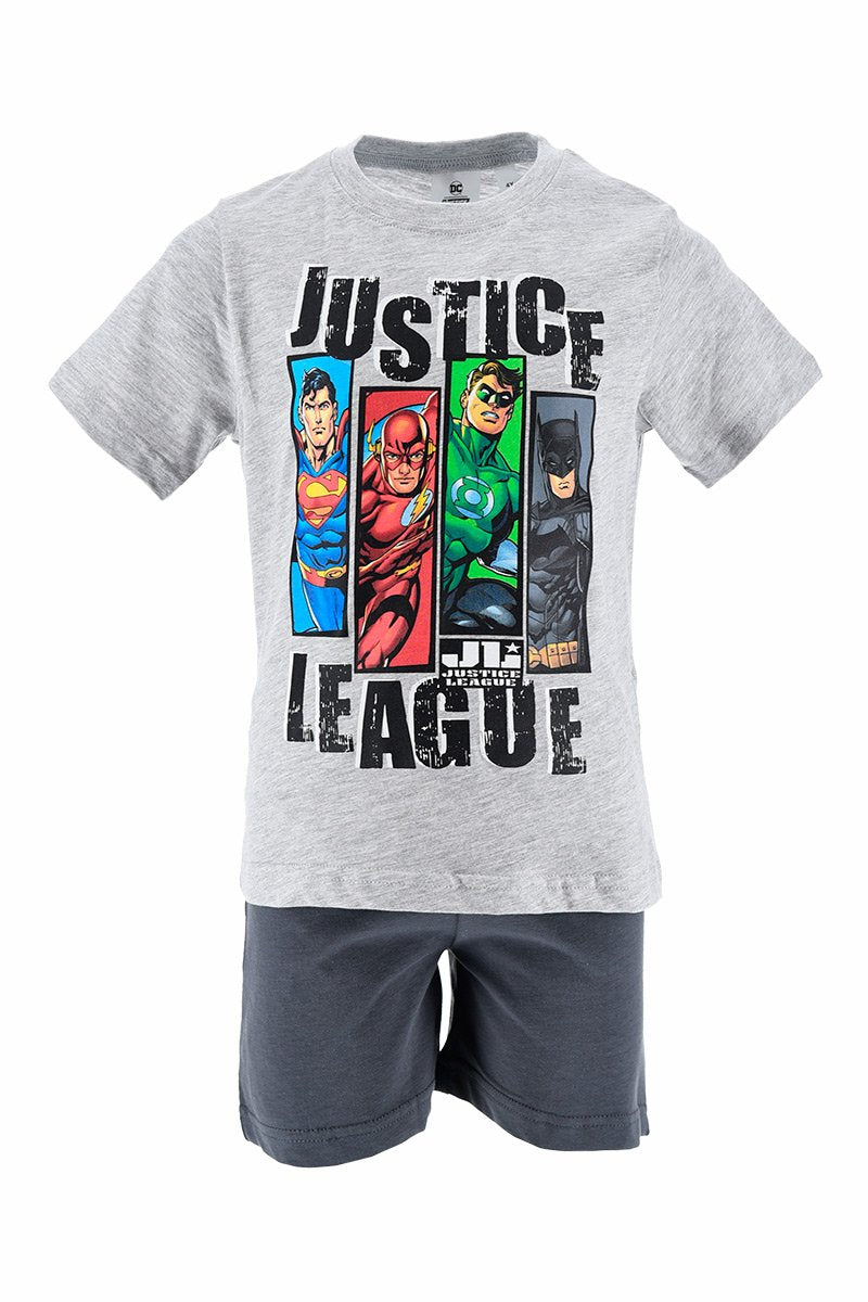 Conjunto Criança T-Shirt + Calção Justice League
